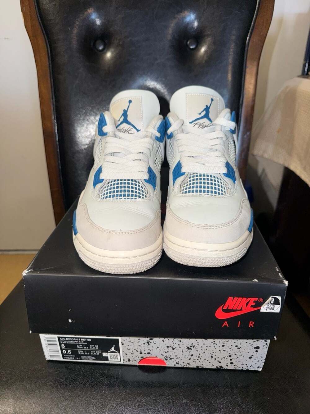Jordan Air Jordan 4 Retro Size 8 Military Blue (2024)